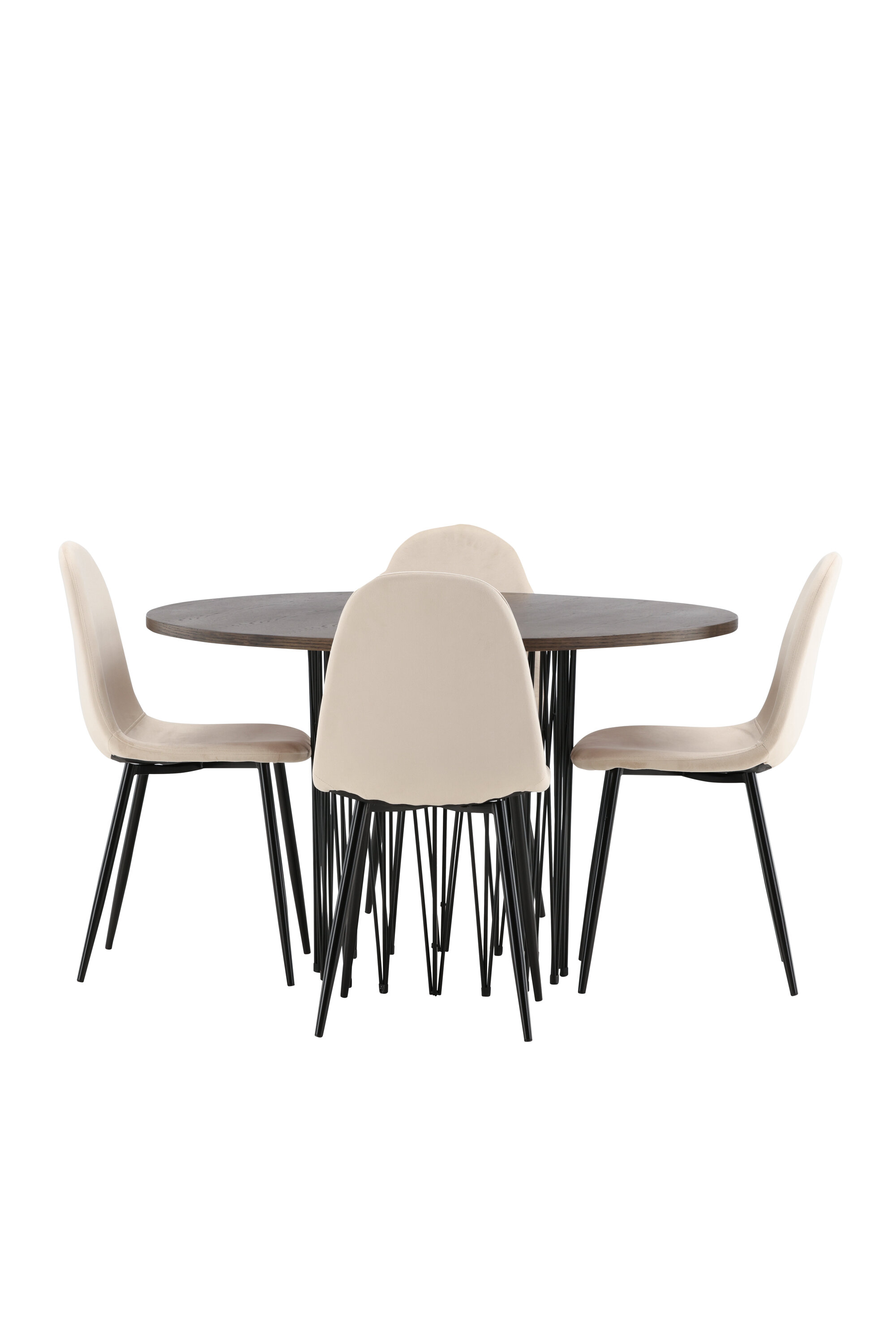 Kivist ümmargune söögikomplekt Söögilauakomplektid Homewell