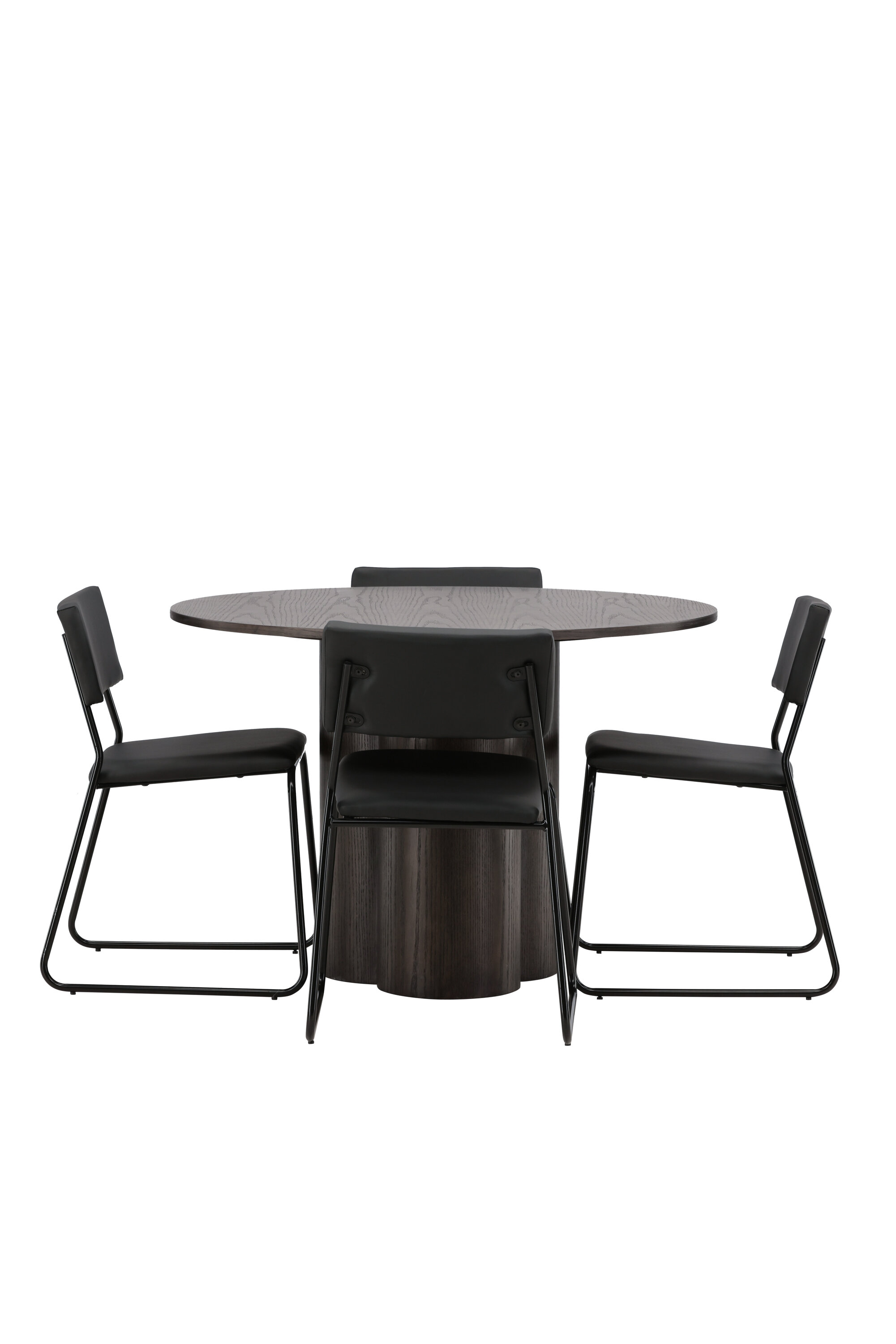 Olivia ümmargune söögigrupp Söögilauakomplektid Homewell