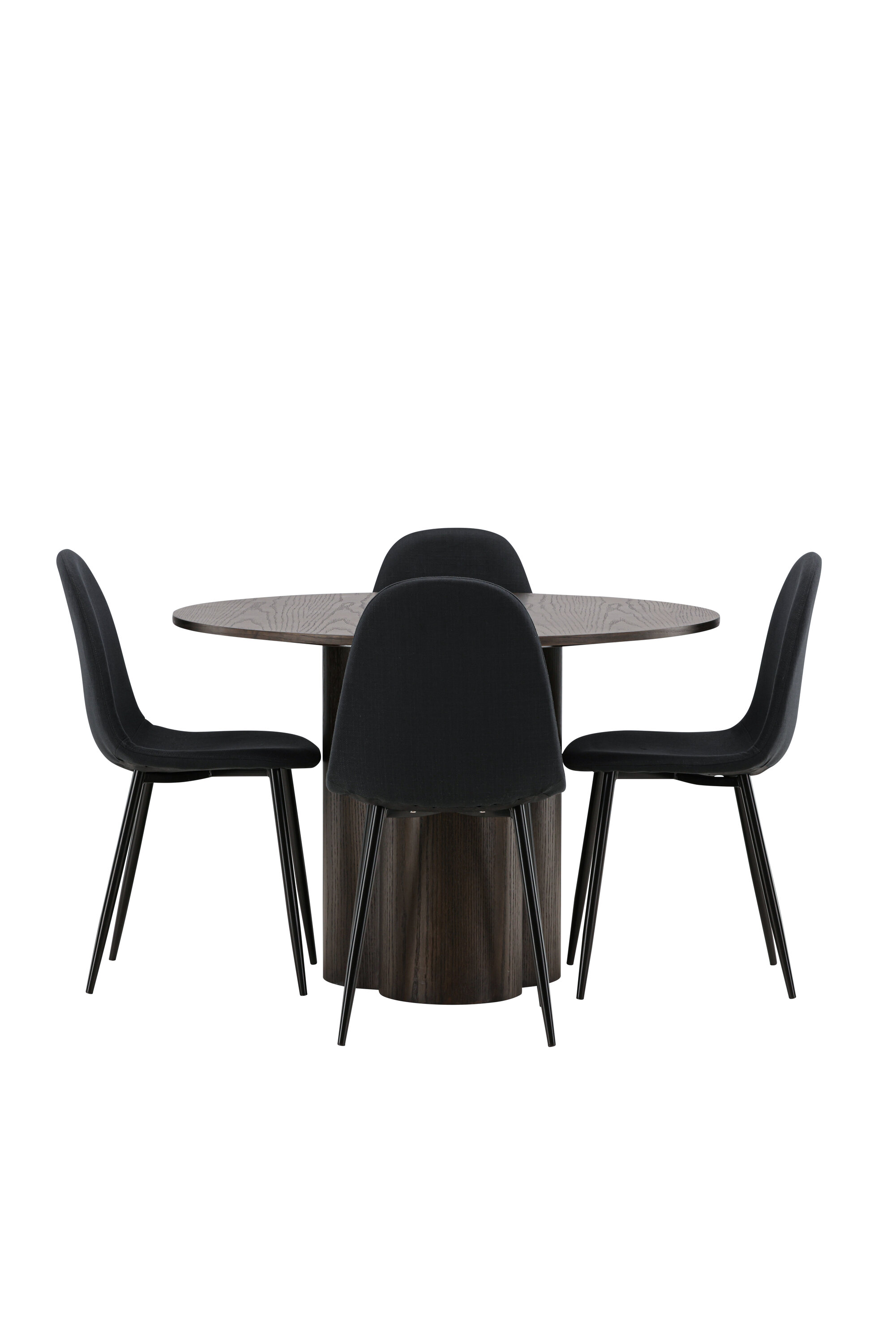 Olivia ümmargune söögigrupp Söögilauakomplektid Homewell