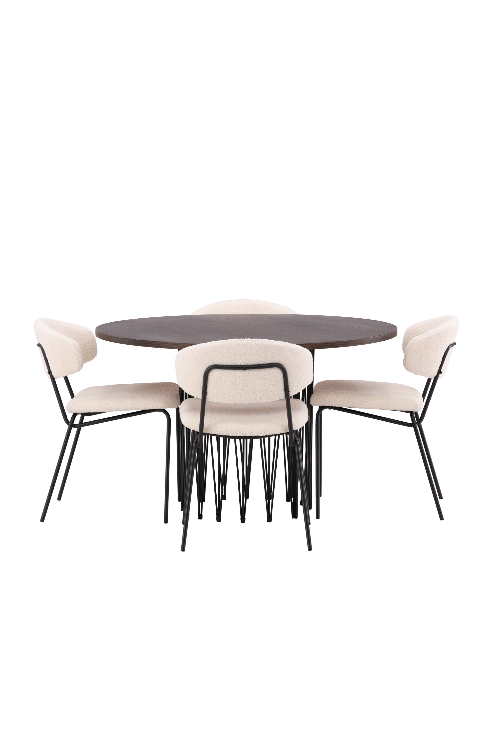 Kivist ümmargune söögikomplekt Söögilauakomplektid Homewell