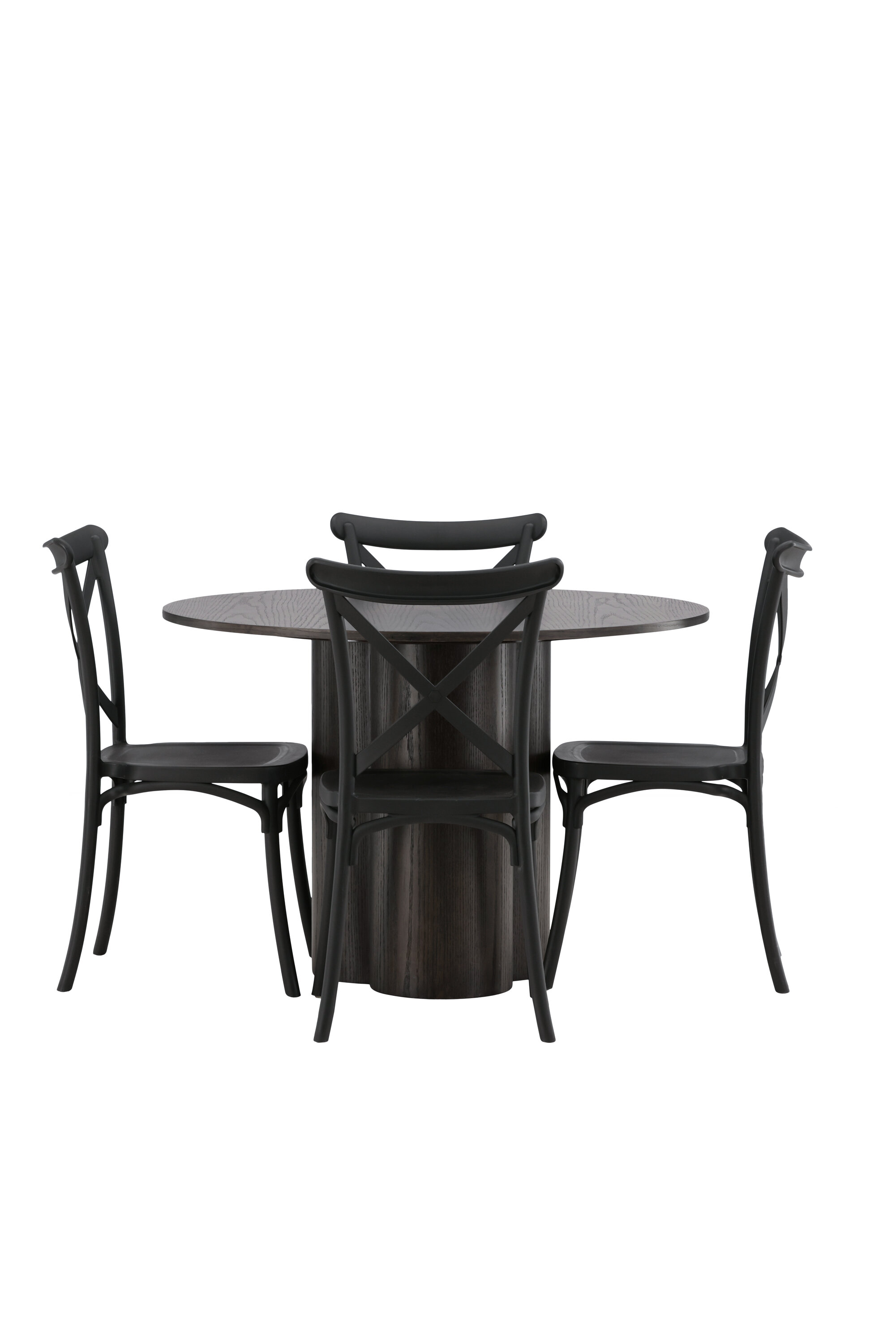 Olivia ümmargune söögigrupp Söögilauakomplektid Homewell