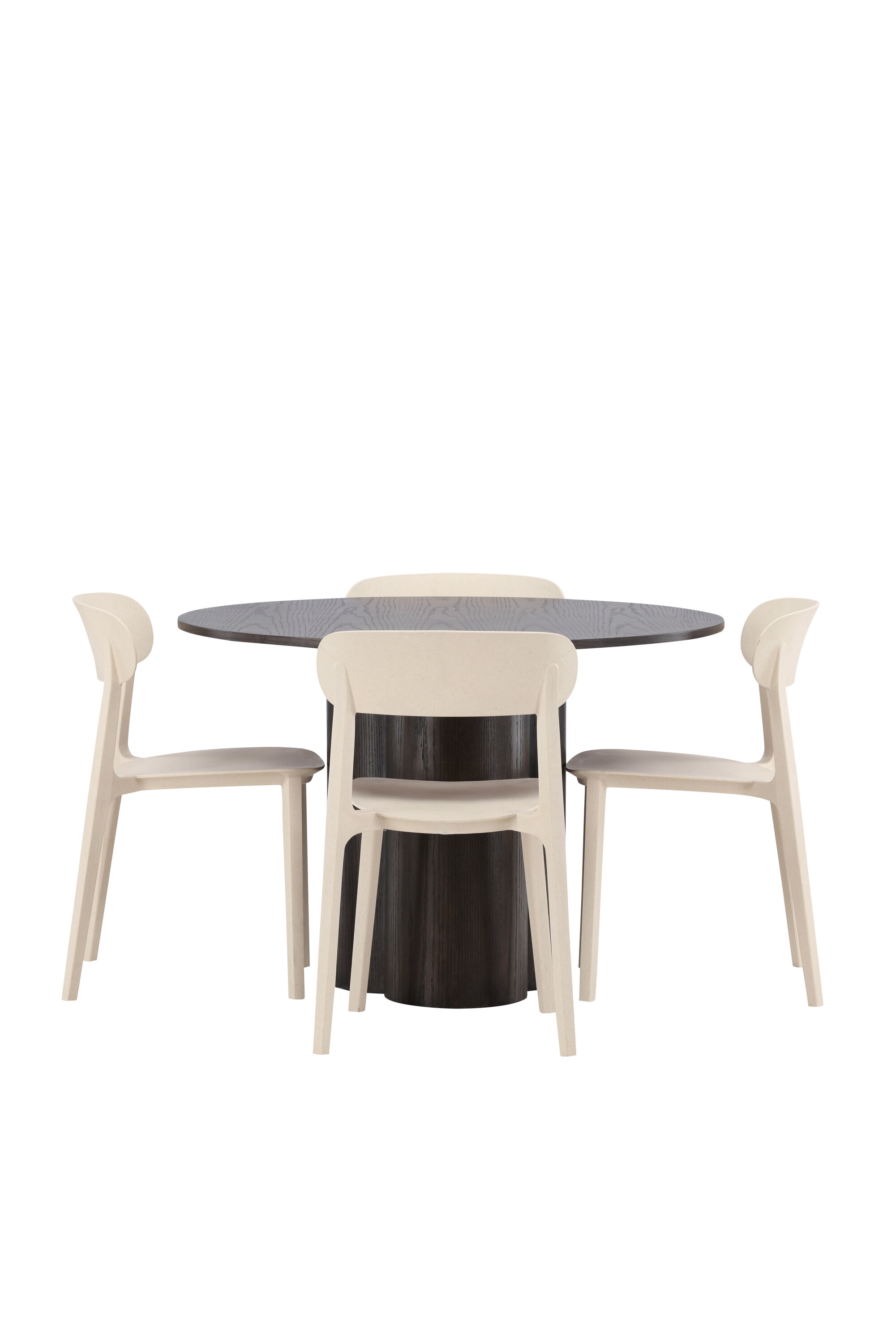 Olivia ümmargune söögigrupp Söögilauakomplektid Homewell