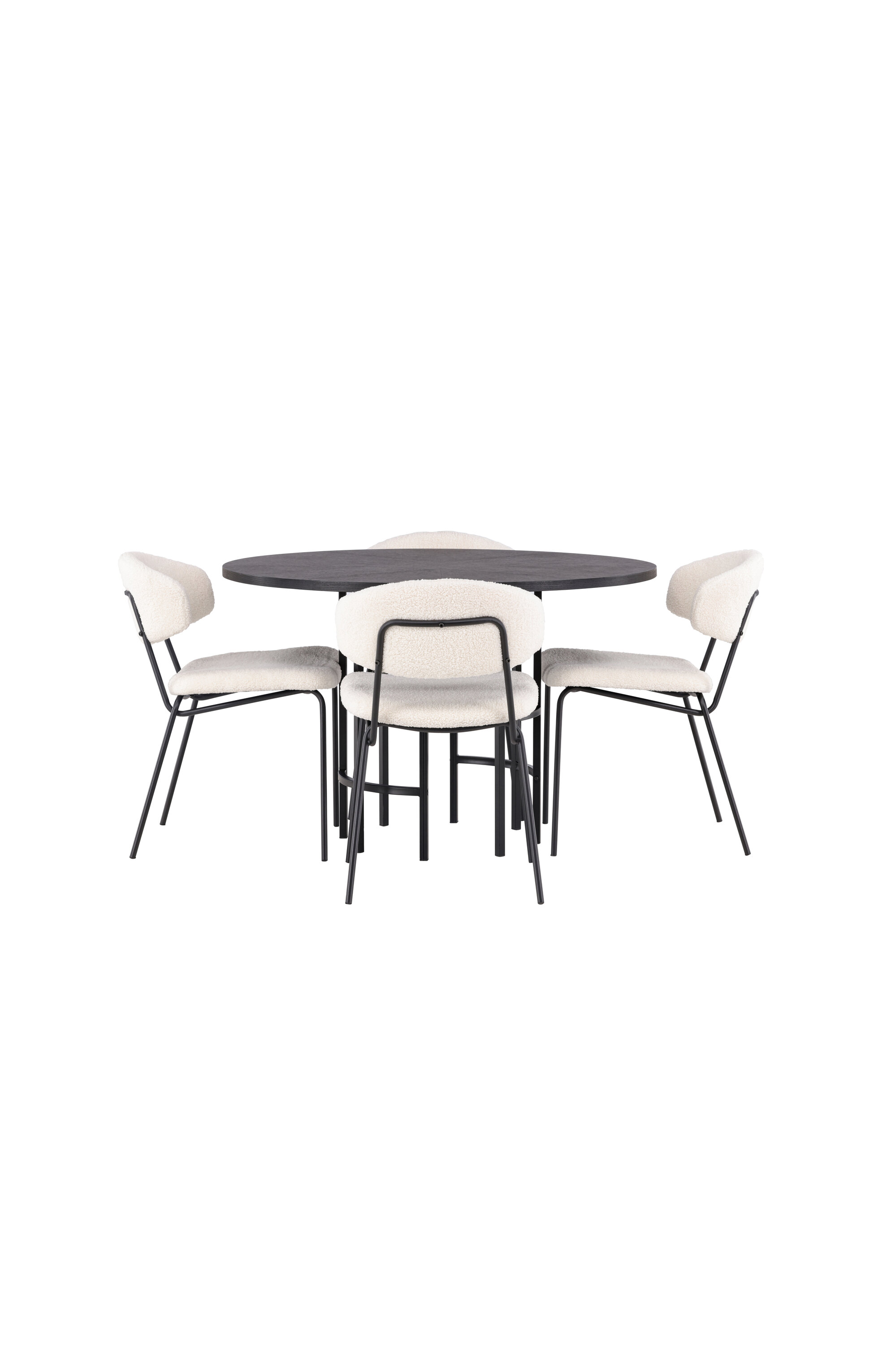 Kopenhaageni ümmargune söögikomplekt Söögilauakomplektid Homewell