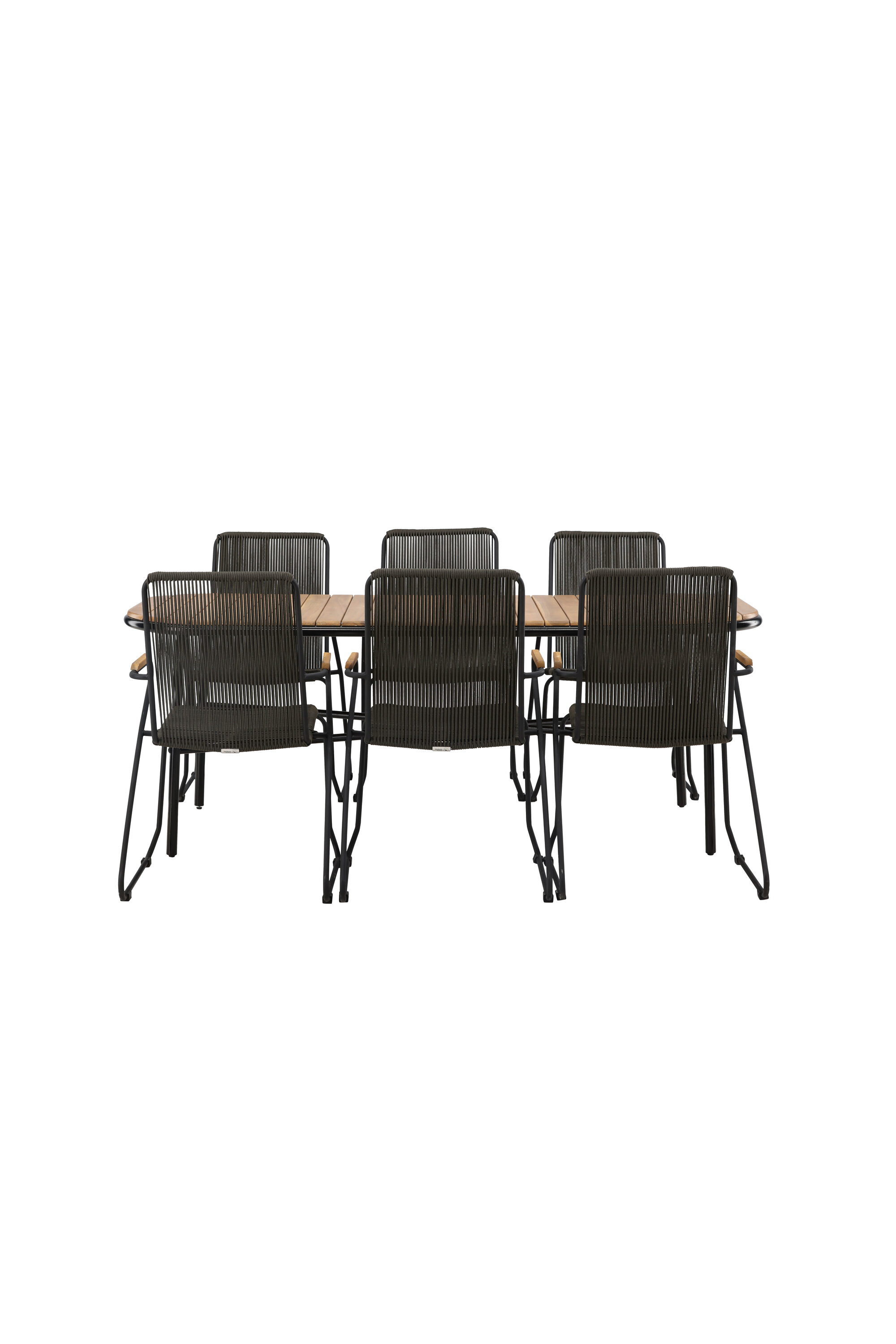 Holmbecki ristkülikukujuline söögikomplekt Aiamööbel Homewell