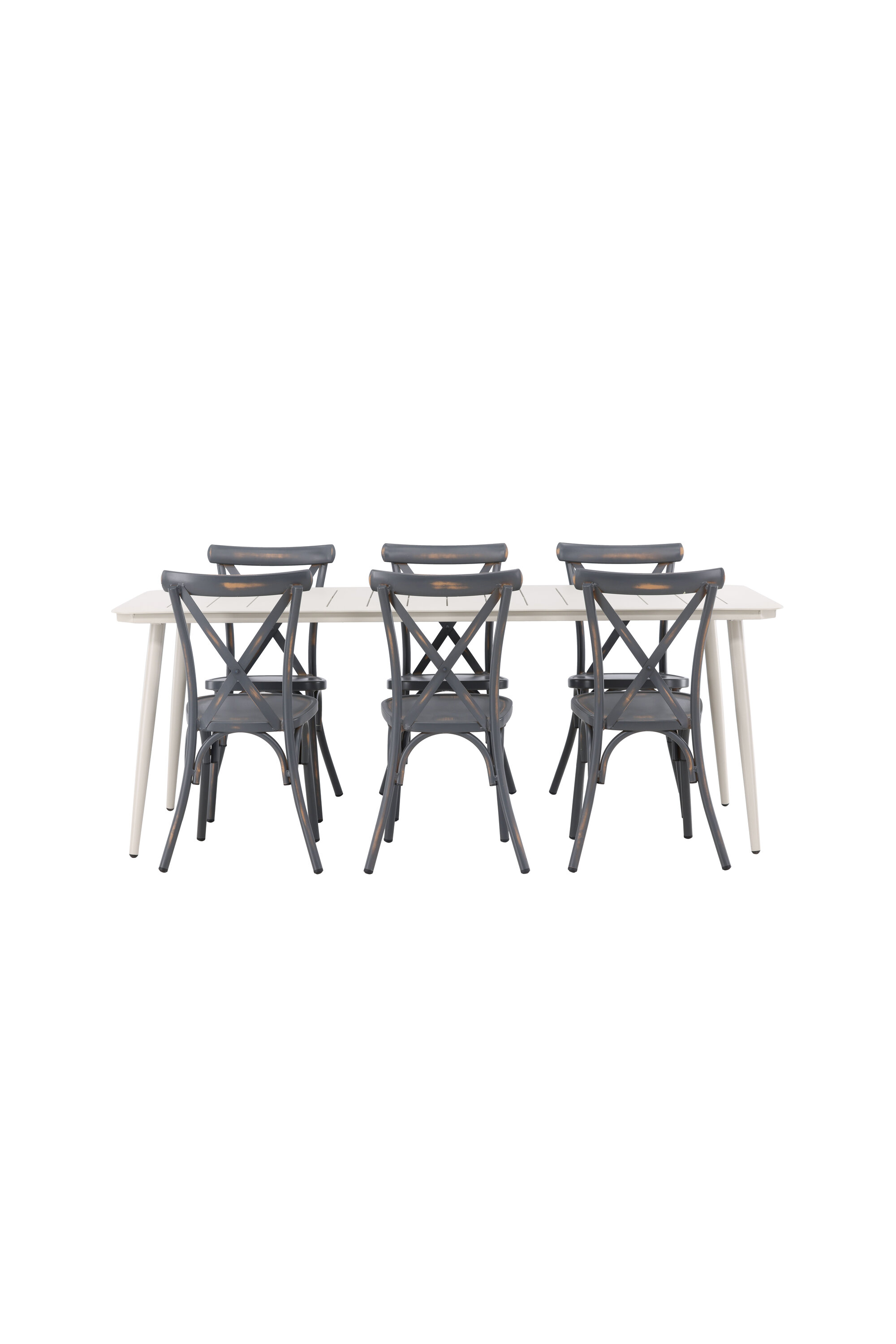 Lina ristkülikukujuline söögikomplekt Aiamööbel Homewell