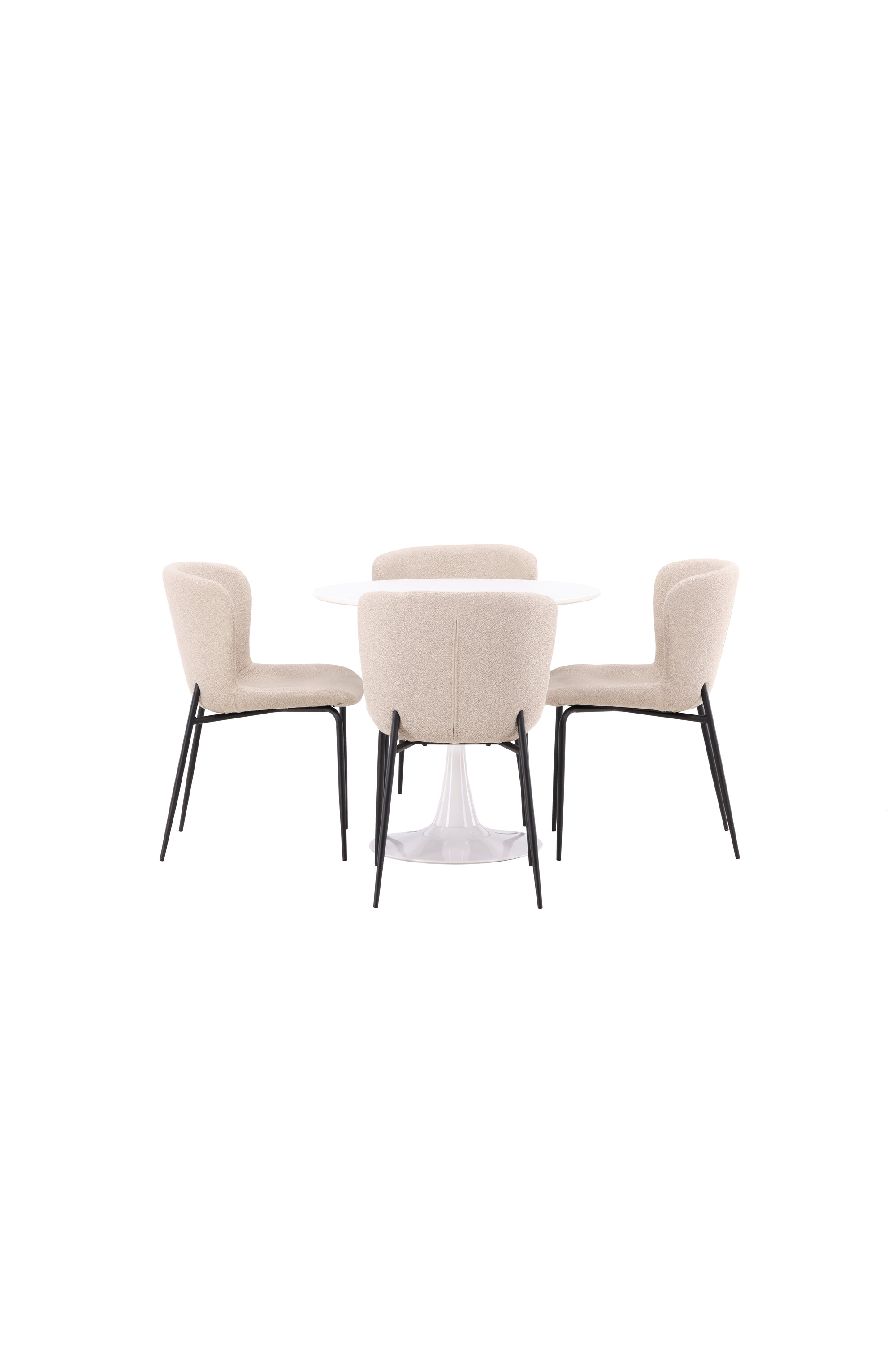 Söögikomplekt Hamden 4 tooliga Modesto Söögilauakomplektid Homewell