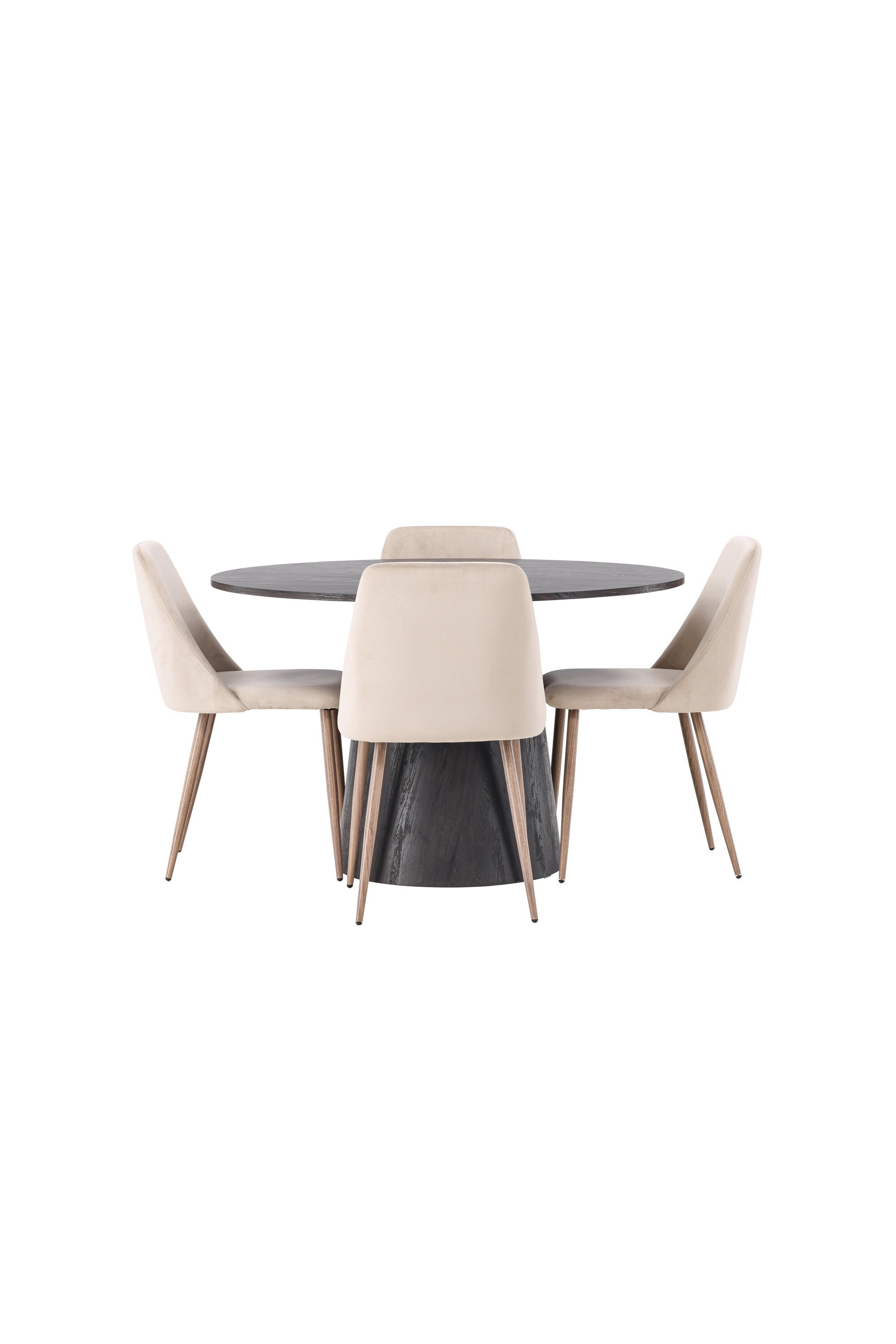 Söögikomplekt Lanzo koos toolidega Night Söögilauakomplektid Homewell