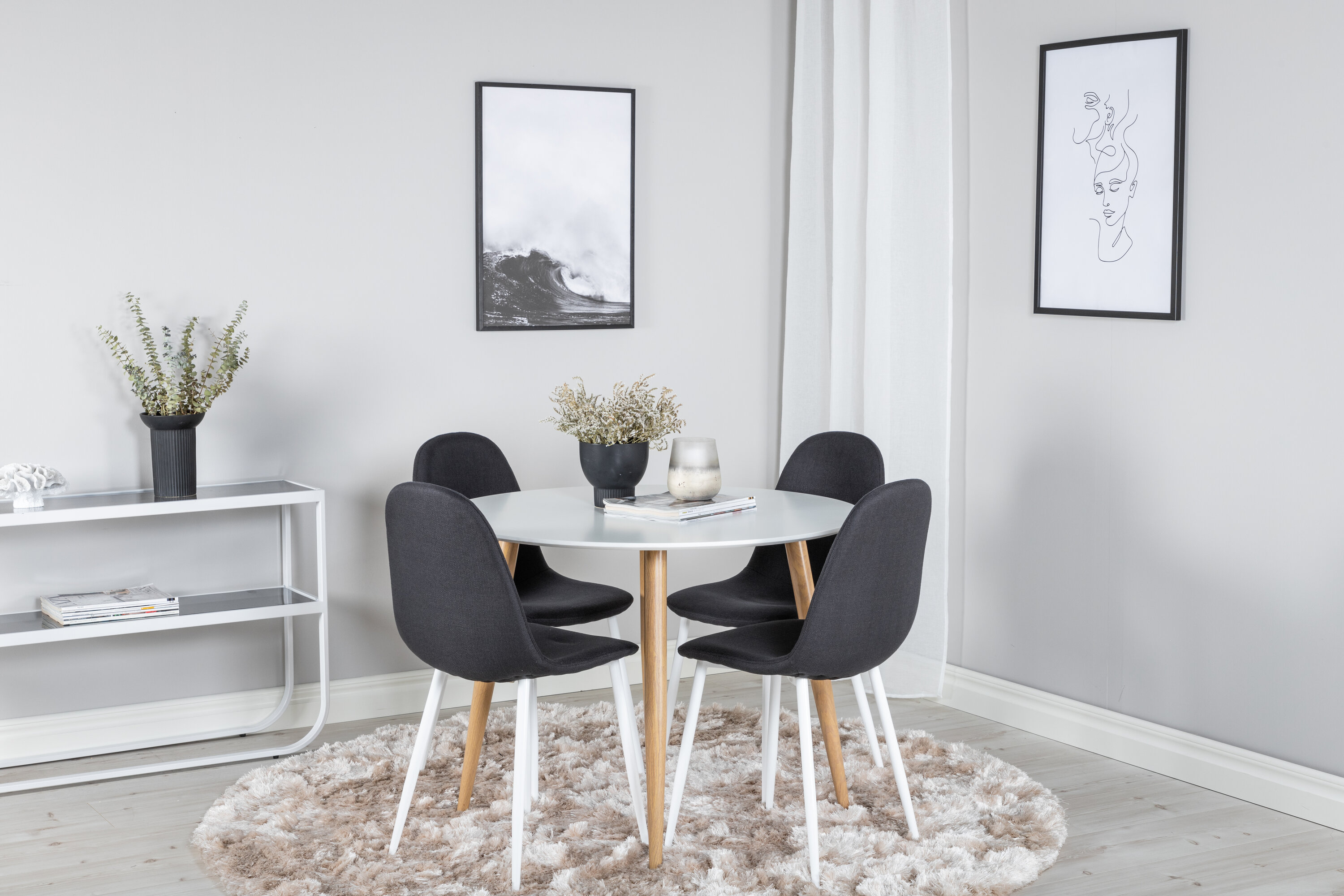 Söögikomplekt Plaza koos toolidega Polar Söögilauakomplektid Homewell