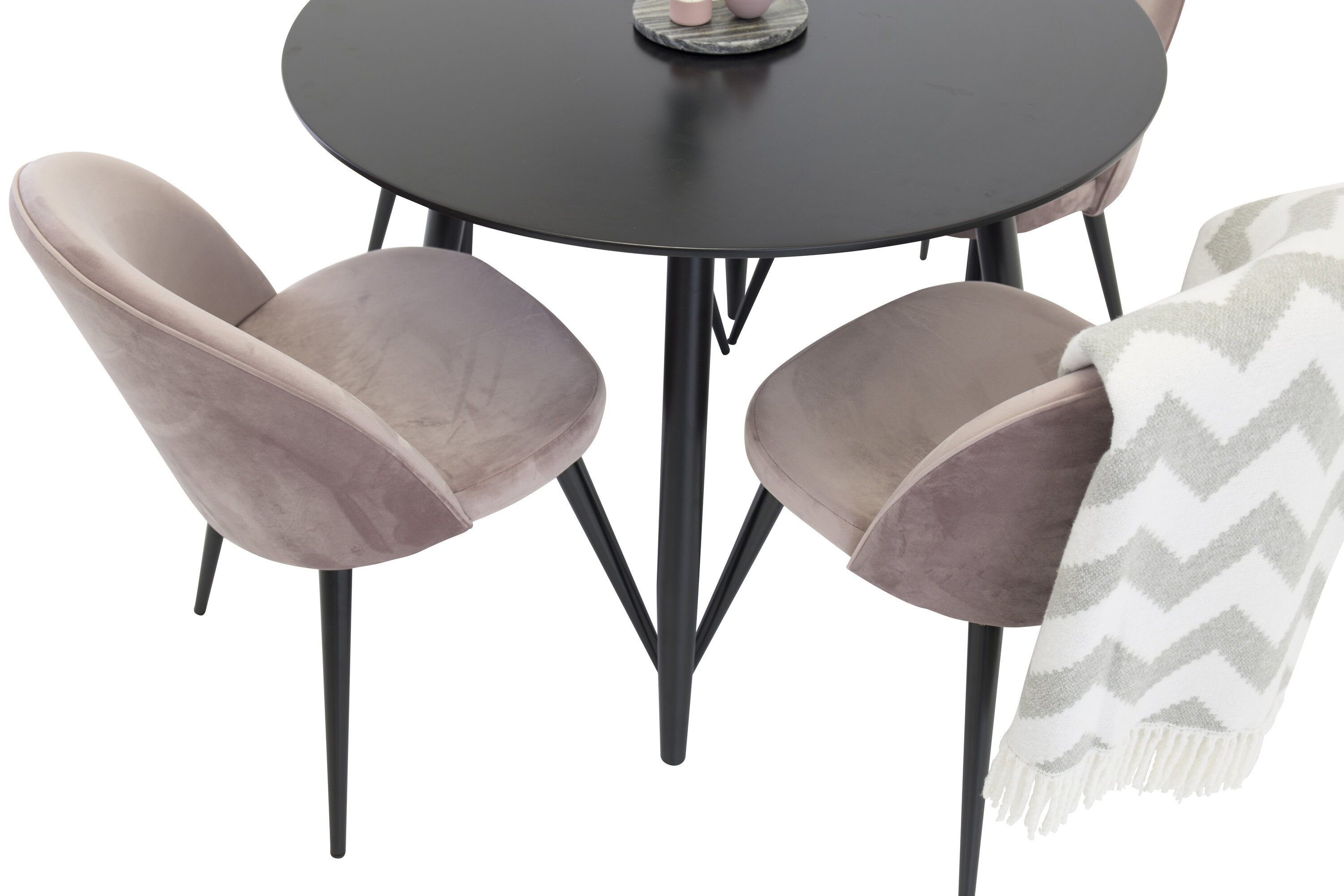 Söögikomplekt Plaza koos toolidega Velvet Söögilauakomplektid Homewell