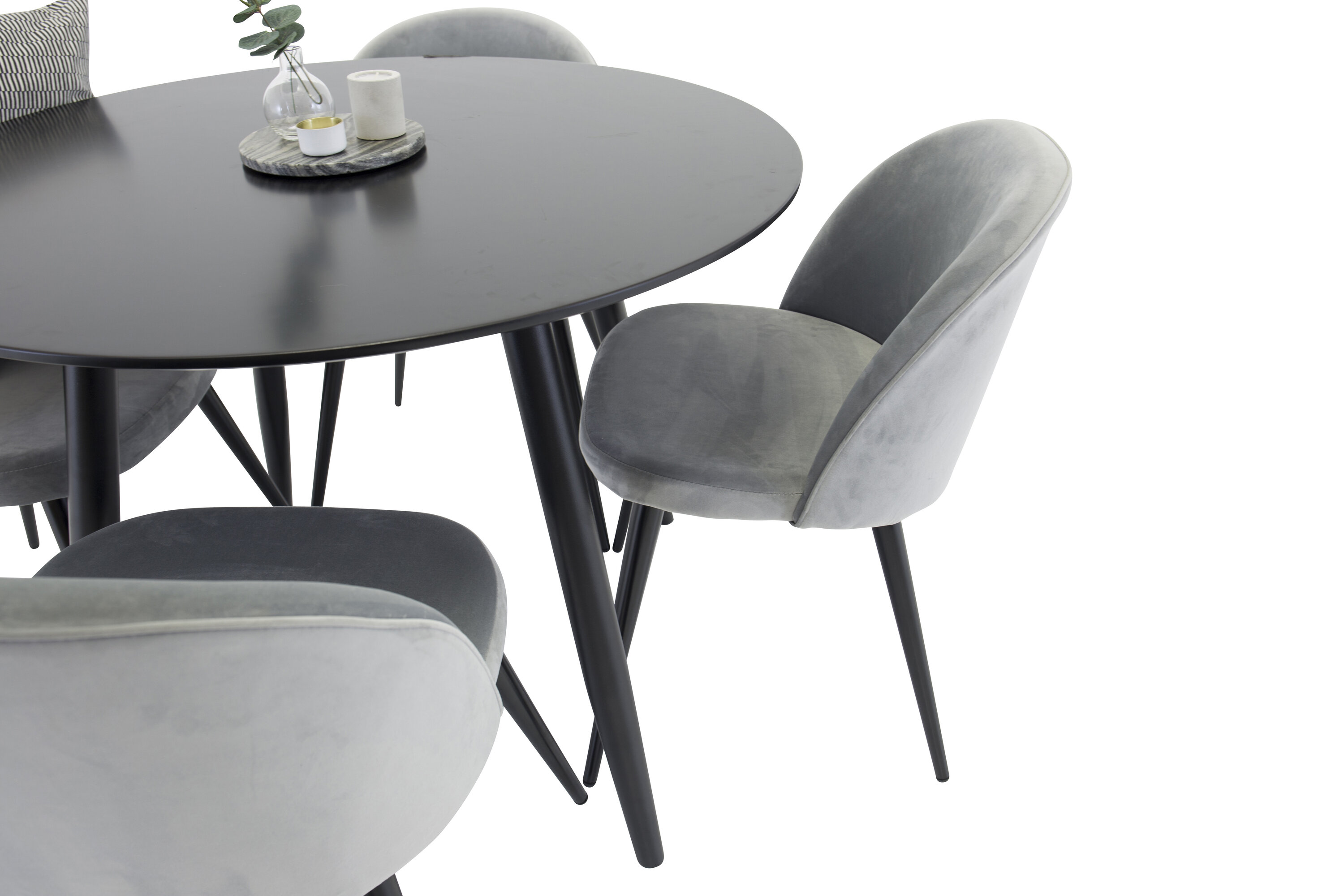 Söögikomplekt Plaza koos toolidega Velvet Söögilauakomplektid Homewell