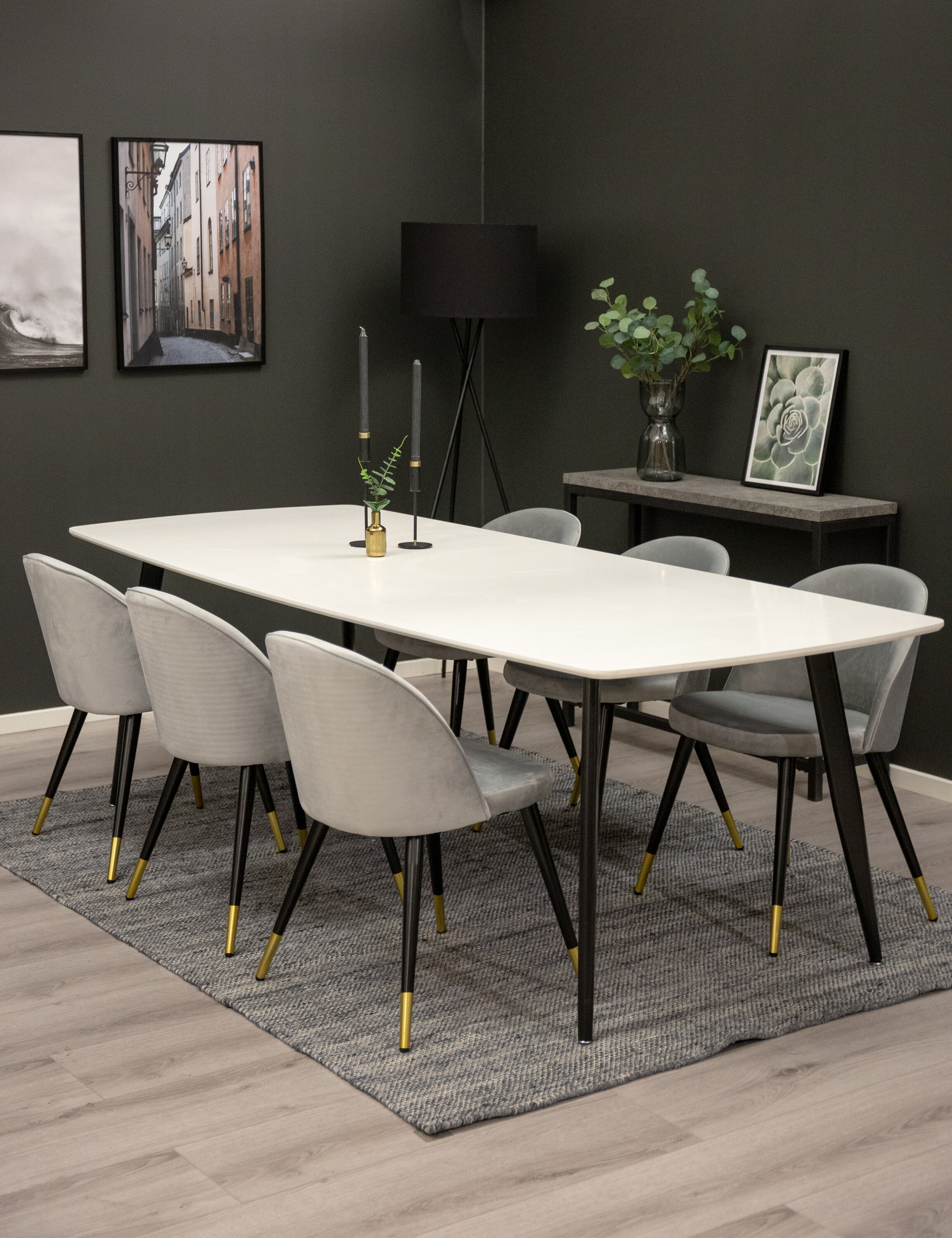 Söögikomplekt Polar toolidega Velvet Söögilauakomplektid Homewell