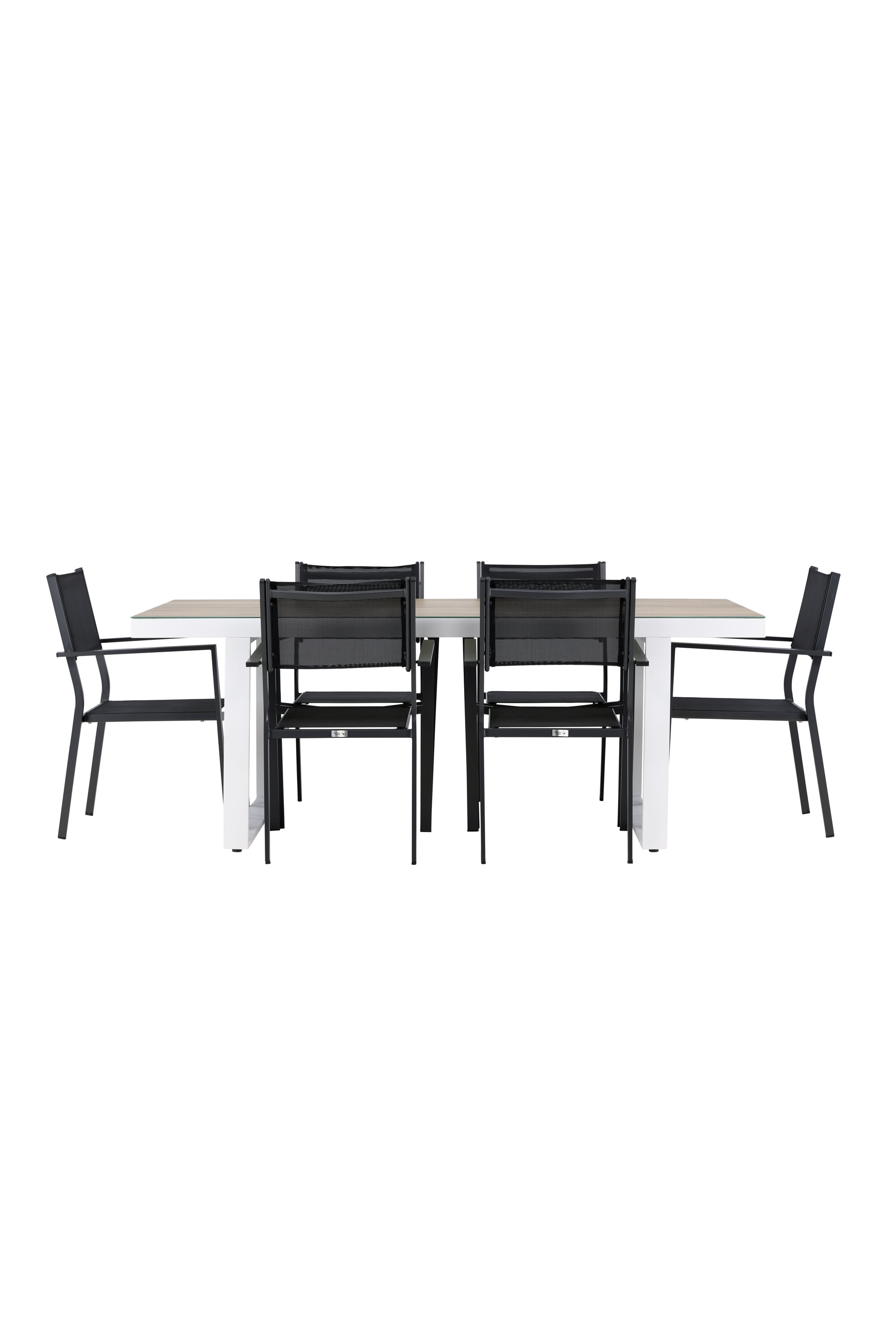 Merlo ristkülikukujuline söögikomplekt Aiamööbel Homewell