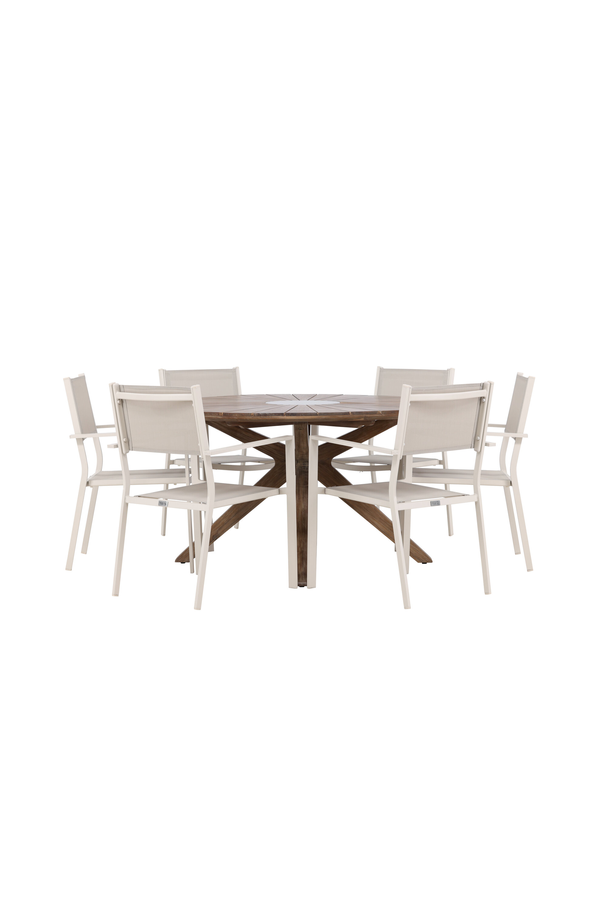 Rosario Rund söögikomplekt Aiamööbel Homewell