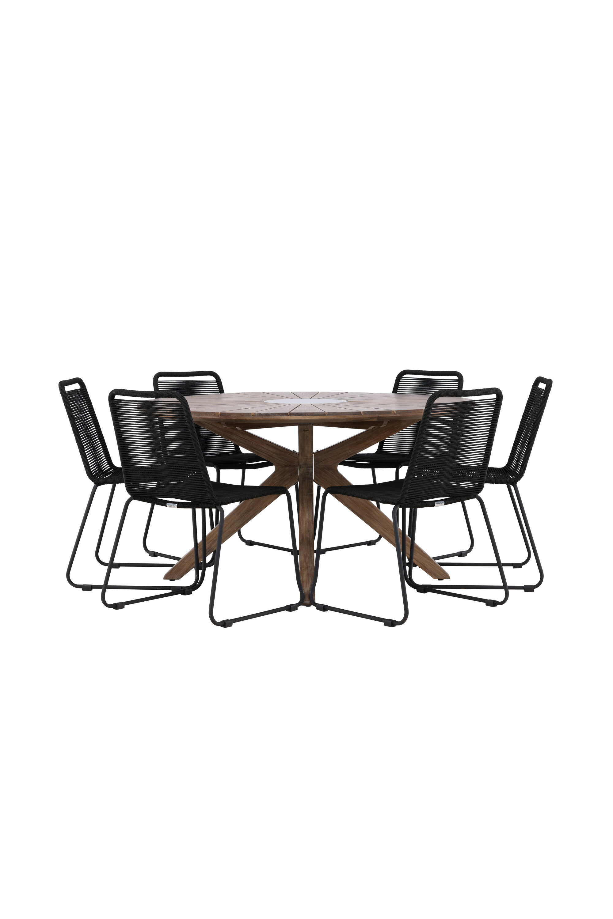 Rosario Rund söögikomplekt Aiamööbel Homewell