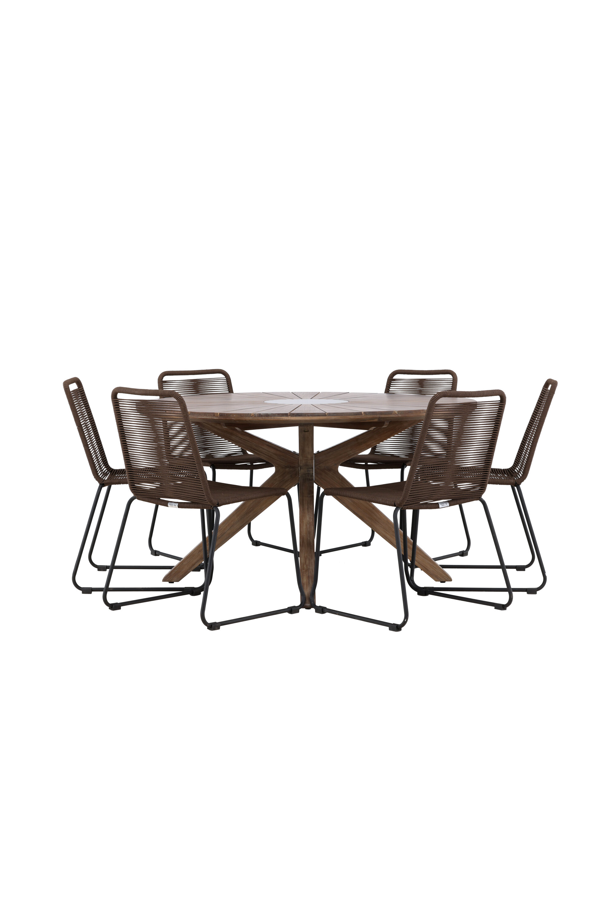 Rosario Rund söögikomplekt Aiamööbel Homewell