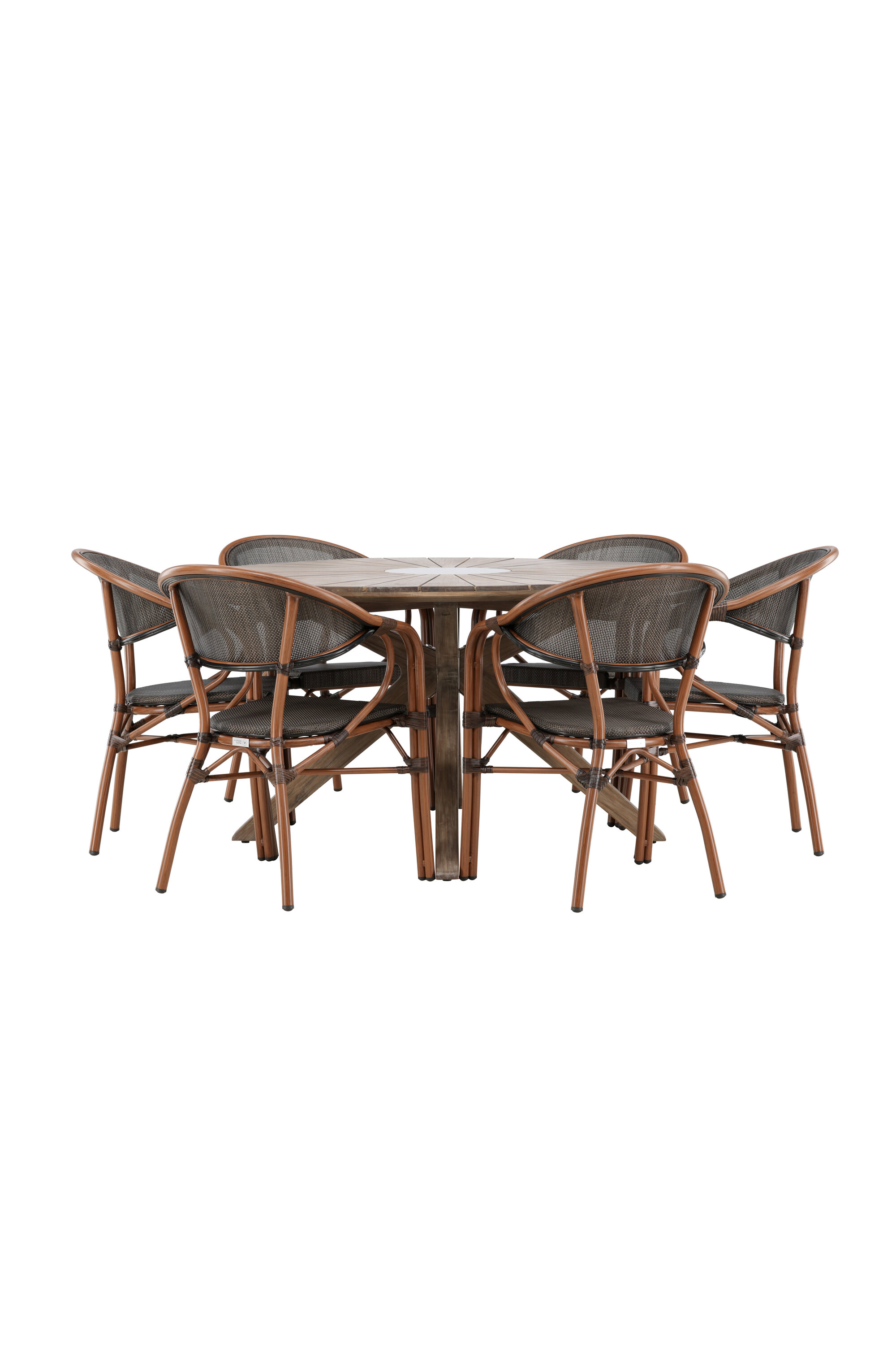 Rosario Rund söögikomplekt Aiamööbel Homewell