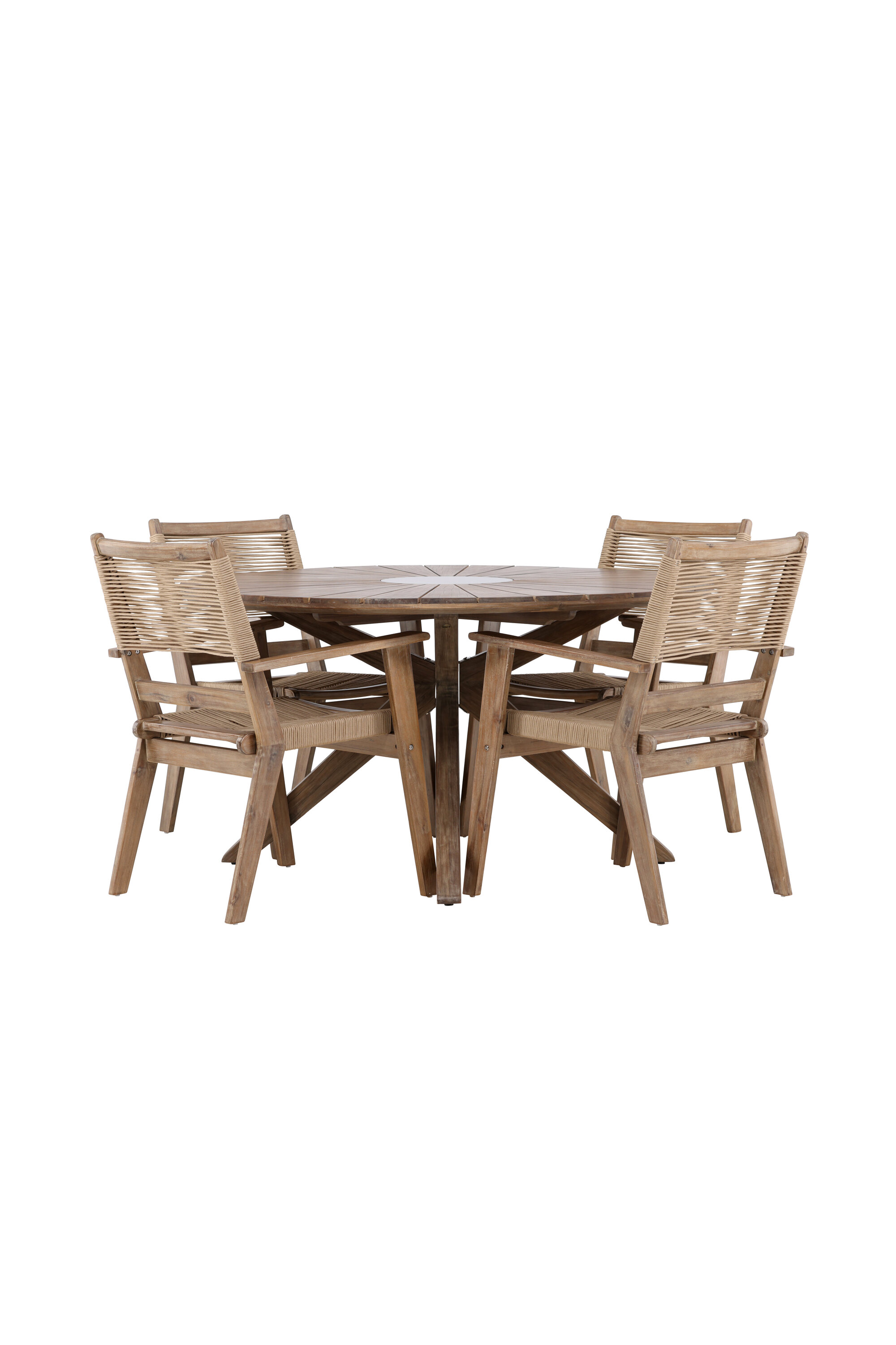 Rosario Rund söögikomplekt Aiamööbel Homewell