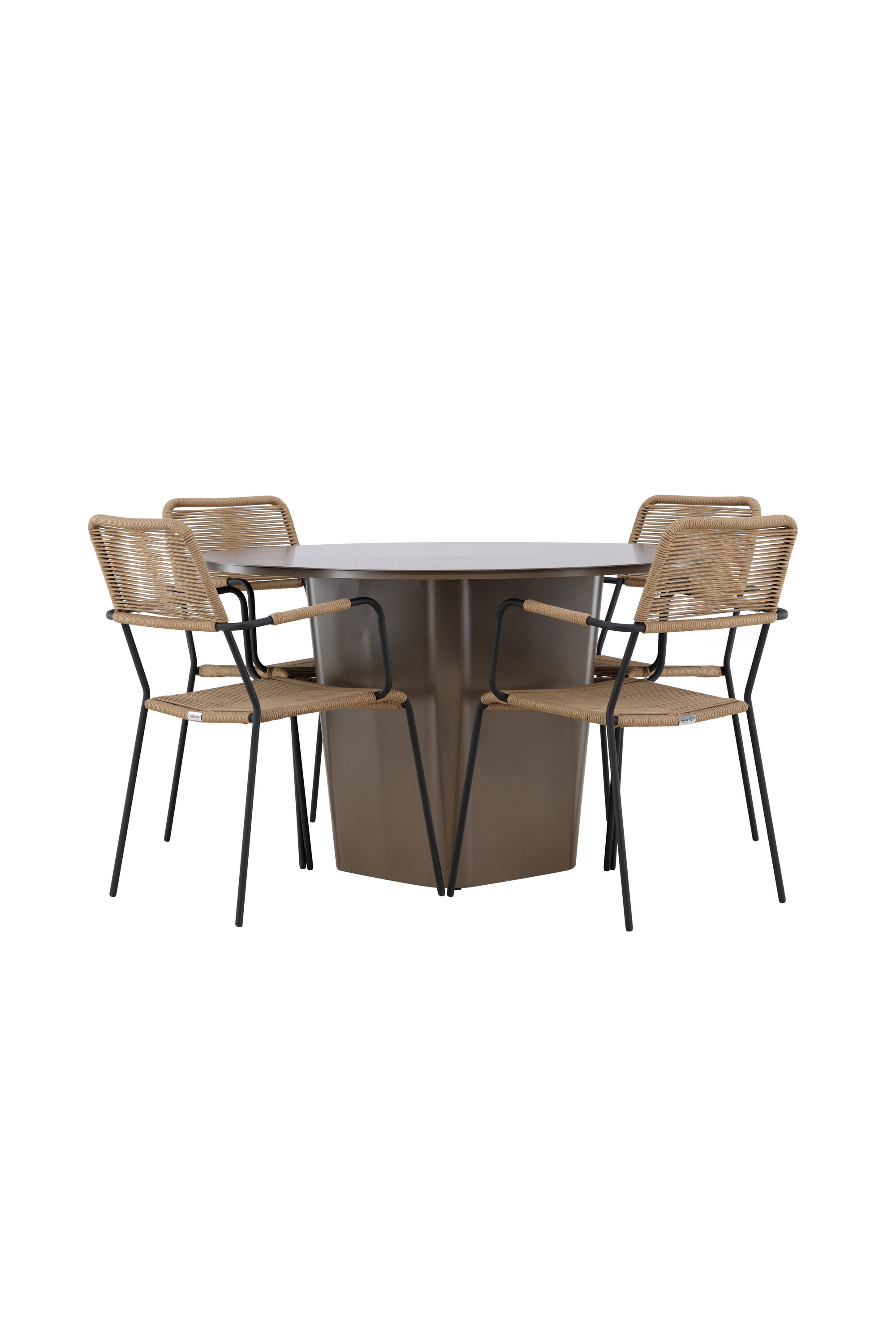 Santa Fe Rundi söögikomplekt Aiamööbel Homewell