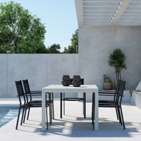 Capo söögikomplekt koos toolidega Copacabana Aiamööbel Homewell