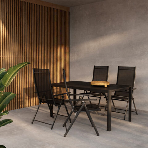 Giardini söögikomplekt koos toolidega Levanzo Aiamööbel Homewell