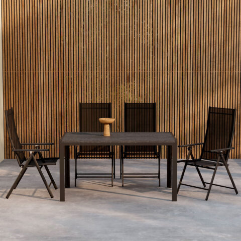 Mirko söögikomplekt koos toolidega Levanzo Aiamööbel Homewell