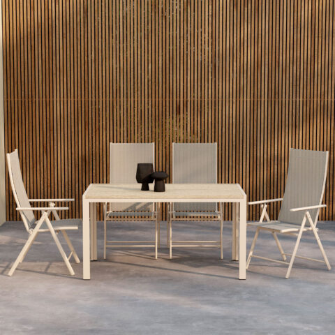 Mirko söögikomplekt koos toolidega Levanzo Aiamööbel Homewell