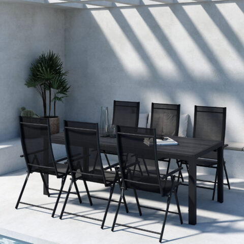 Mirko söögikomplekt koos toolidega Levanzo Aiamööbel Homewell