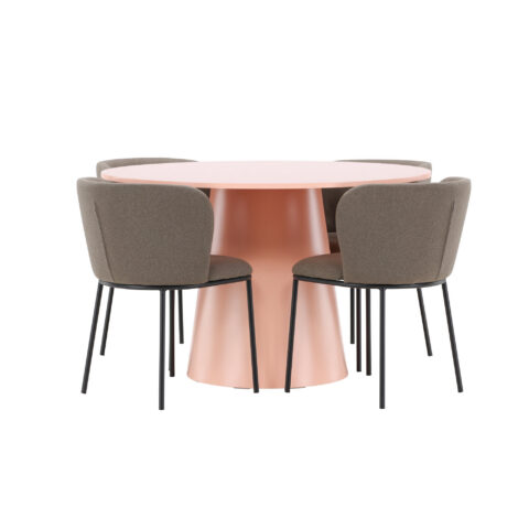 Söögilaud Lanzo koos Edina tooliga Söögilauakomplektid Homewell