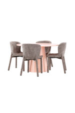 Söögilaud Lanzo koos Astoria tooliga Söögilauakomplektid Homewell 36