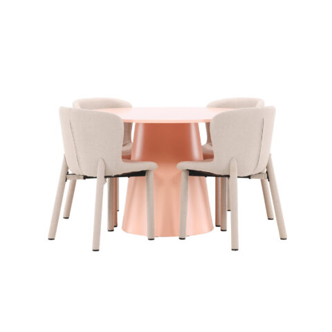 Söögilaud Lanzo koos Astoria tooliga Söögilauakomplektid Homewell