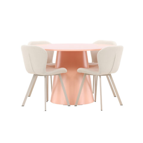 Söögilaud Lanzo koos Lilja tooliga Söögilauakomplektid Homewell