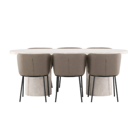 Söögilaud Narvik Edina Tooliga Söögilauakomplektid Homewell