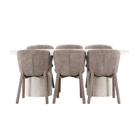 Söögilaud Narvik koos Astoria tooliga Söögilauakomplektid Homewell