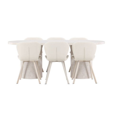 Söögilaud Narvik koos Lilja Tooliga Söögilauakomplektid Homewell