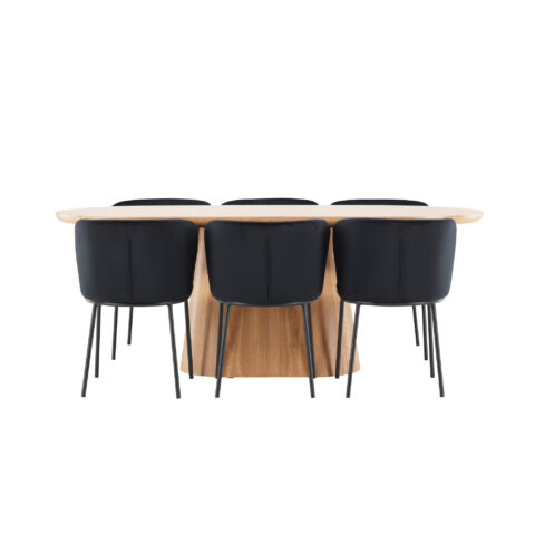 Söögilaud Stjärnö koos Edina tooliga Söögilauakomplektid Homewell