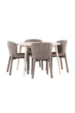 Söögilaud Flora koos Astoria tooliga Söögilauakomplektid Homewell 32