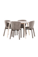 Söögilaud Flora koos Astoria tooliga Söögilauakomplektid Homewell 36