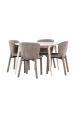 Söögilaud Flora koos Astoria tooliga Söögilauakomplektid Homewell 39