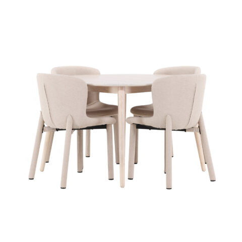 Söögilaud Flora koos Astoria tooliga Söögilauakomplektid Homewell