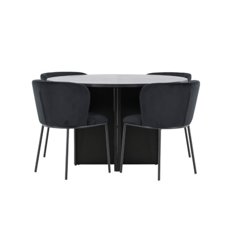 Söögilaud Strada koos Edina tooliga Söögilauakomplektid Homewell