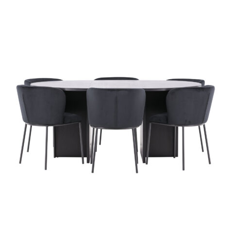 Söögilaud Strada koos Edina tooliga Söögilauakomplektid Homewell