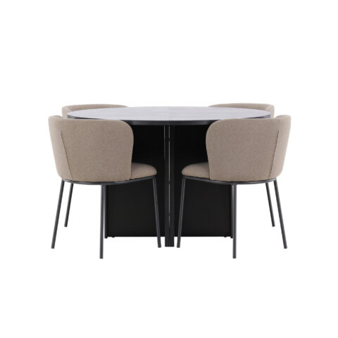 Söögilaud Strada koos Edina tooliga Söögilauakomplektid Homewell