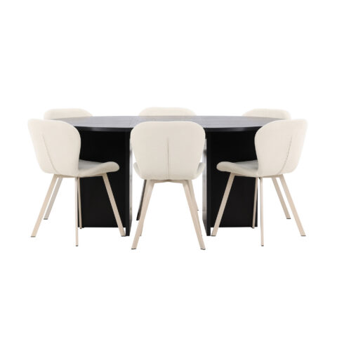 Söögilaud Strada koos Lilja tooliga Söögilauakomplektid Homewell