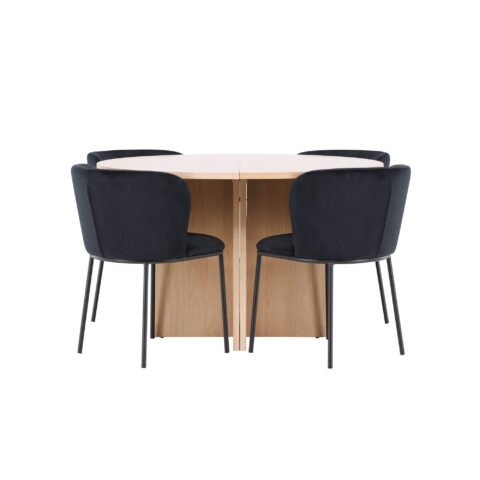 Söögilaud Strada koos Edina tooliga Söögilauakomplektid Homewell