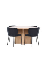 Söögilaud Strada koos Edina tooliga Söögilauakomplektid Homewell 37