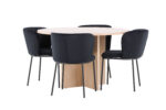 Söögilaud Strada koos Edina tooliga Söögilauakomplektid Homewell 54
