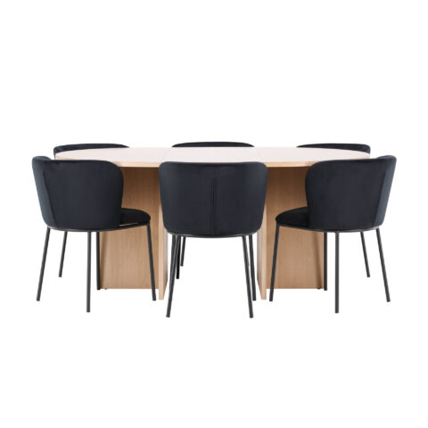 Söögilaud Strada koos Edina tooliga Söögilauakomplektid Homewell