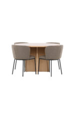 Söögilaud Strada koos Edina tooliga Söögilauakomplektid Homewell 34