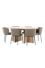Söögilaud Strada koos Edina tooliga Söögilauakomplektid Homewell 34