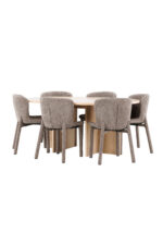 Söögilaud Strada koos Astoria tooliga Söögilauakomplektid Homewell 34